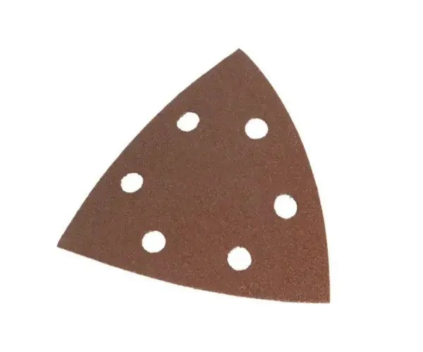 Faithfull Delta Hook & Loop Sanding Sheets TR2 93mm Medium Fine (Pack 5)