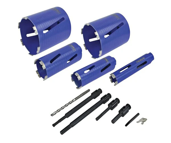 Faithfull Diamond Core Drill Kit & Case Set of 11 - Image 3