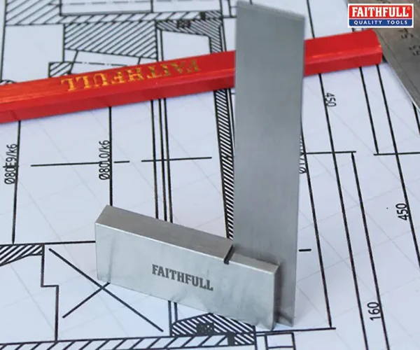 Faithfull Engineer's Square 75mm (3in) - Image 2