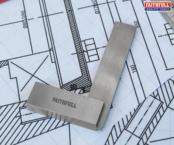 Faithfull Engineer's Square 75mm (3in) - Image 3