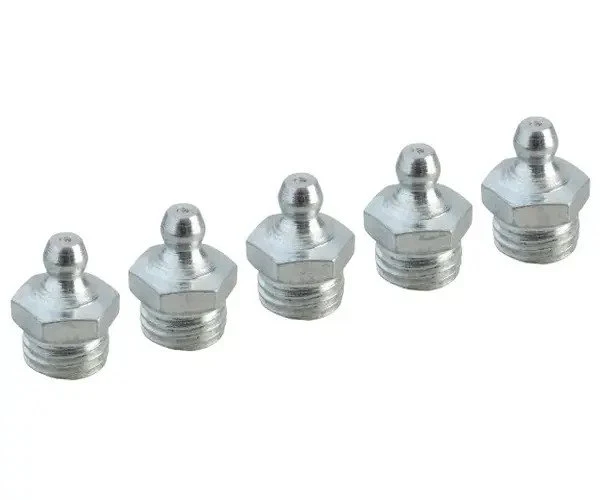 Faithfull Grease Nipple Straight 1/4in BSP (Pack 5)