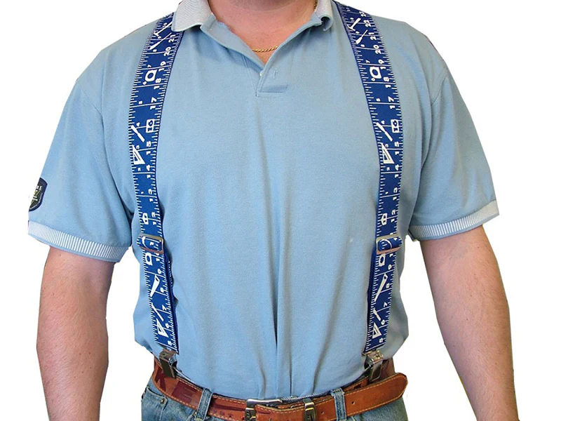 Faithfull Heavy-Duty Braces 50mm Wide - Blue - Image 2