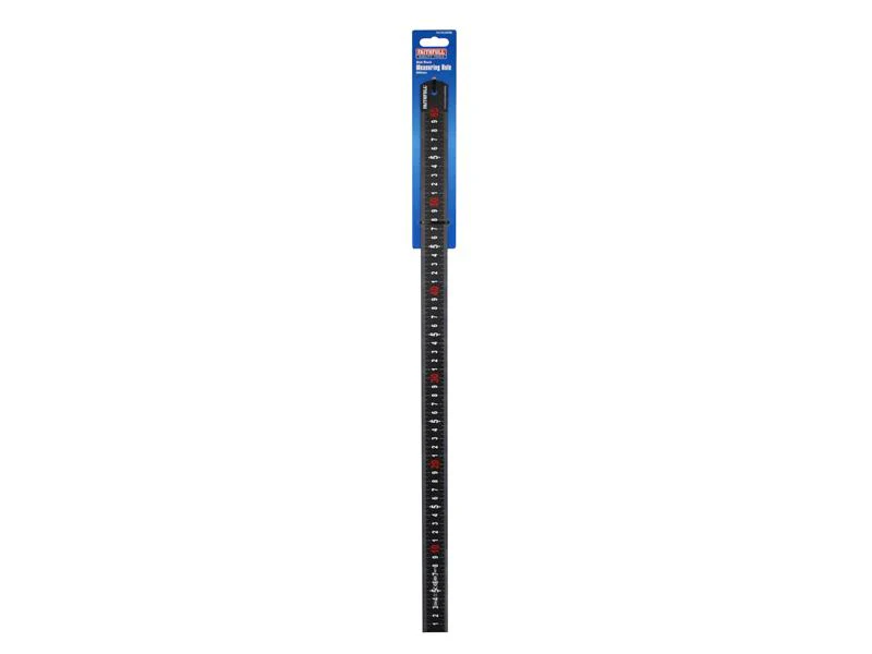 Faithfull Matt Black Stainless Steel Measuring Rule - Image 3