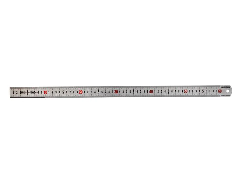 Faithfull Matt Silver Measuring Rule