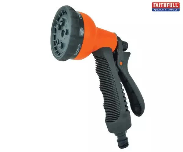 Faithfull Plastic 8 Pattern Adjustable Spray Gun (Bulk Pack 8) - Image 2