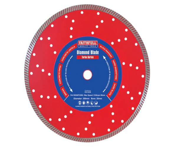 Faithfull Turbo Cut Diamond Blade 125 x 22mm