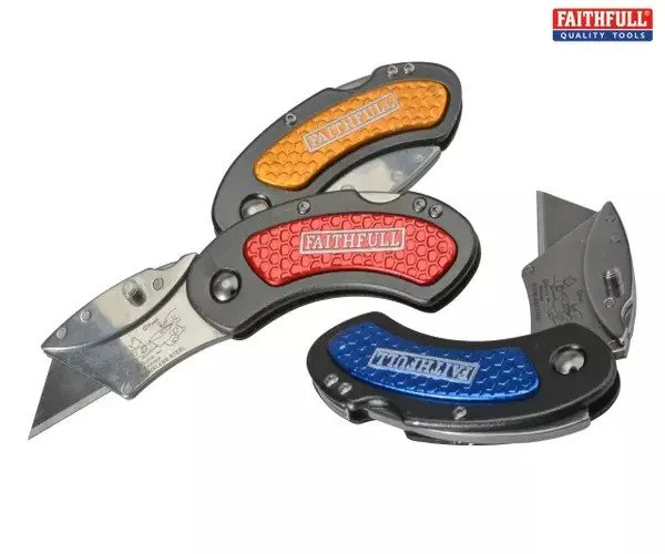 Faithfull Utility Folding Knife with Blade Lock - Image 5