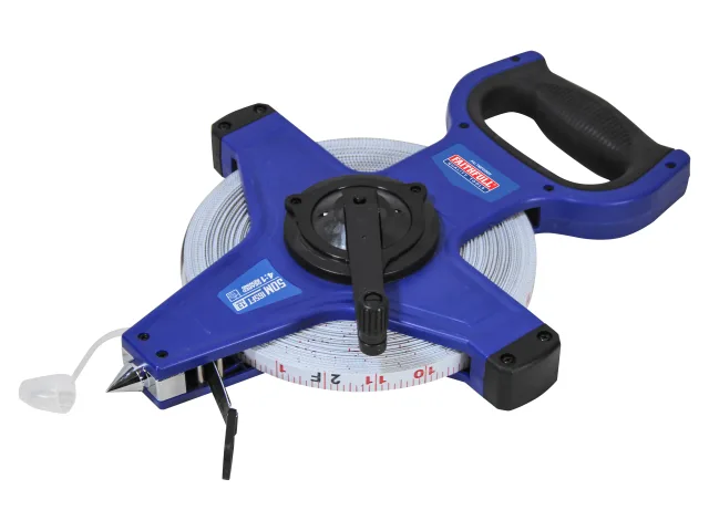 Faithfull Fast Rewind Open Long Tape 50m/165ft (Width 13mm) - Image 2