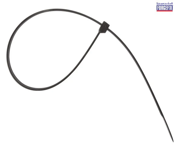 ForgeFix Cable Tie Black 8.0 x 450mm (Bag 100) - Image 2