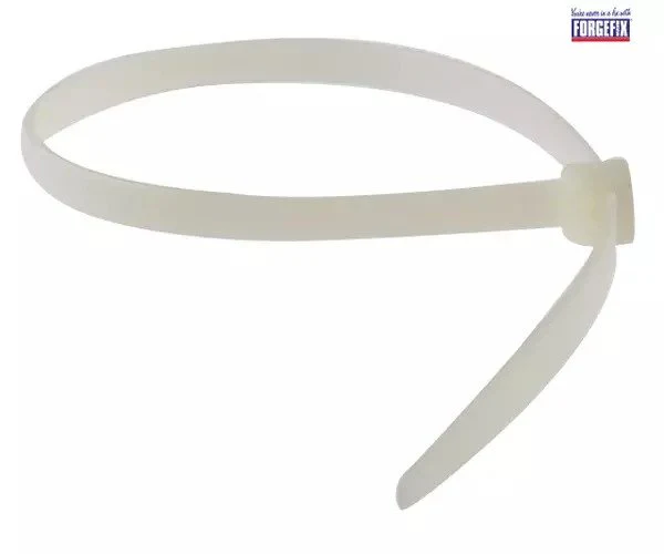 ForgeFix Cable Tie Natural/Clear 8.0 x 450mm (Bag 100) - Image 2