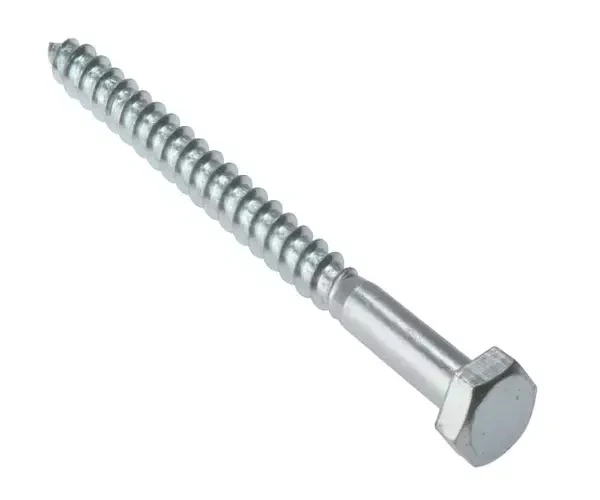 ForgeFix Coach Screw Hexagon Head Single Thread ZP M12 x 100mm Bag 5