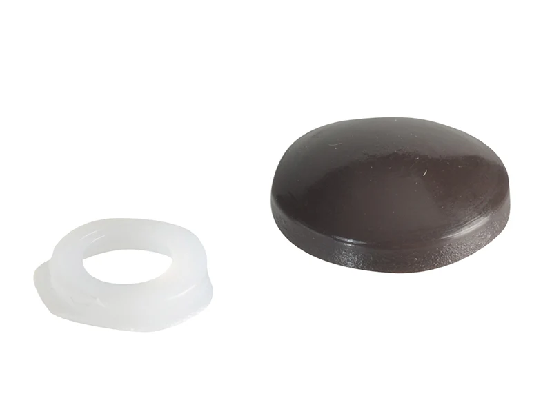 ForgeFix Domed Cover Cap Dark Brown No. 6-8 Forge Pack 20