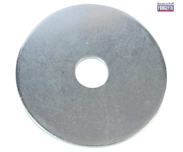 ForgeFix Flat Mudguard Washers ZP M10 x 50mm ForgePack 6 - Image 2