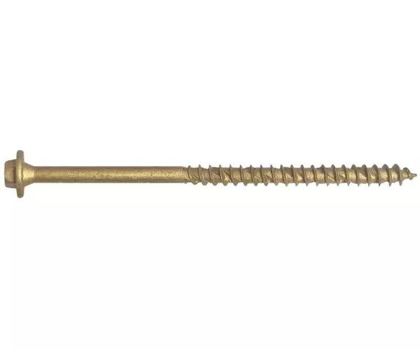 ForgeFix Hexagonal/TORX® Compatible Timber T30 Screws Tan 7x200mm Tub 50