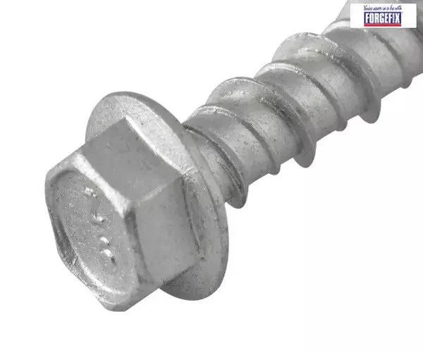 ForgeFix Lightning Bolt Hex/Flange Head M6 x 100mm Box 100 - Image 2