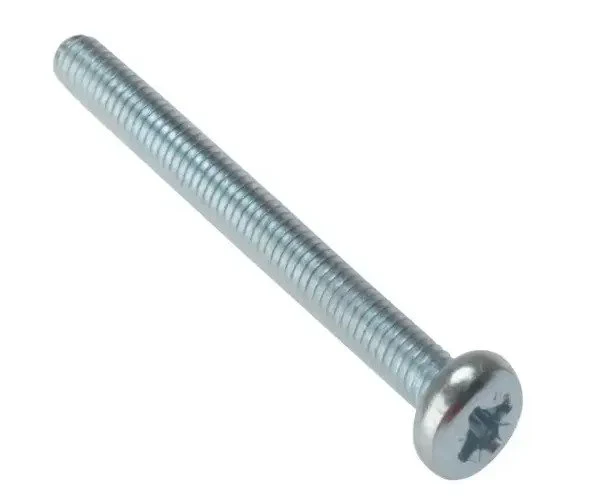 ForgeFix Machine Screw Pozi Compatible Pan Head ZP M3 x 20mm Bag 25
