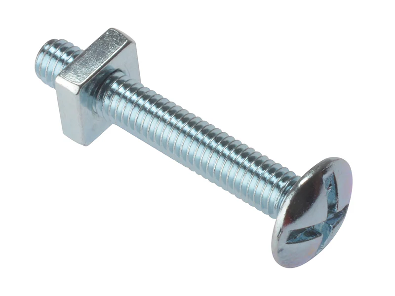 ForgeFix Roofing Bolt ZP M6 x 80mm Bag 25