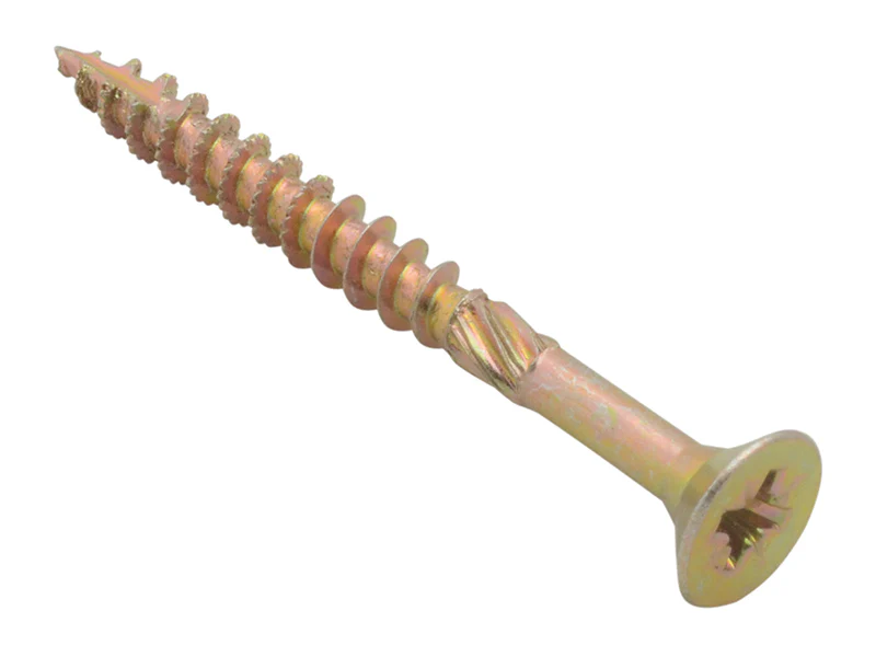ForgeFix Spectre™ PZ Compatible Wood Screw CSK ZYP 6.0 x 50mm Box 100