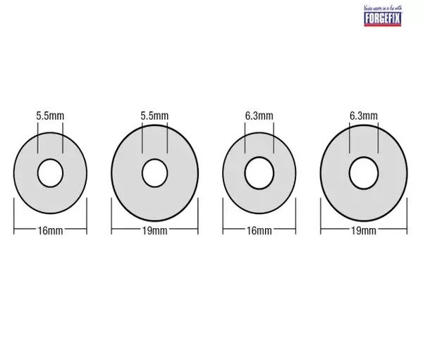ForgeFix TechFast Bonded EPDM Washer 6.3 x 19mm Box 100 - Image 2
