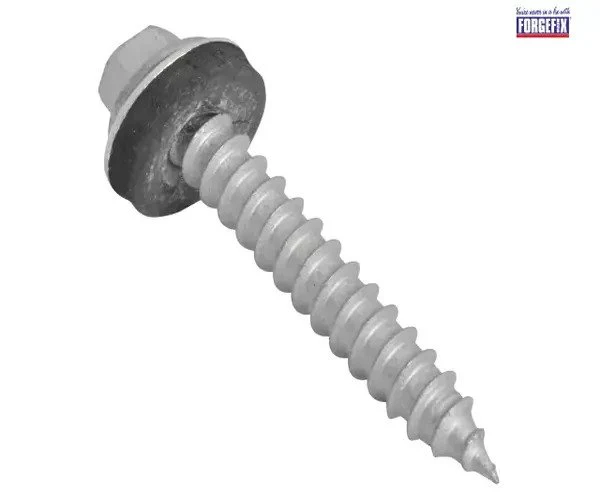 ForgeFix TechFast Hex Head Screw Sheet to Timber 6.3 x 45mm Pack 100 - Image 2