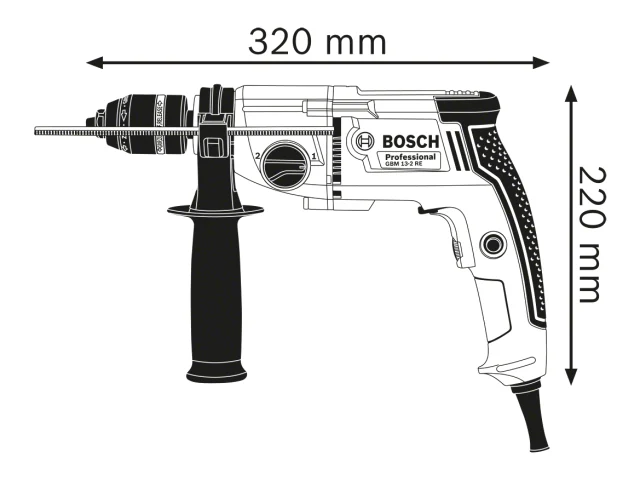 Bosch GBM 13-2 RE Professional Rotary Drill 750W 110V