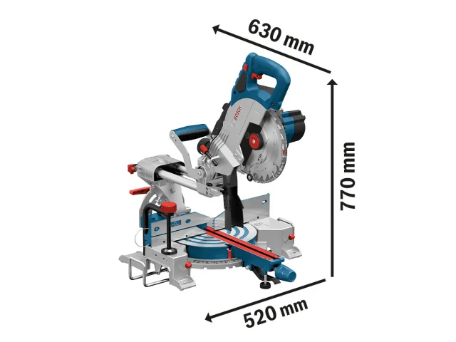 Bosch GCM 18V-216 Professional BITURBO Mitre Saw 18V Bare Unit - Image 3