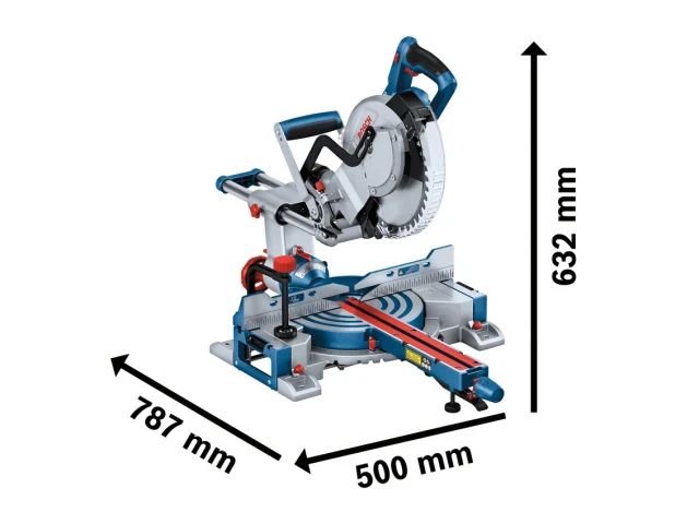Bosch GCM 18V-254 D Professional BITURBO Mitre Saw 18V Bare Unit - Image 3