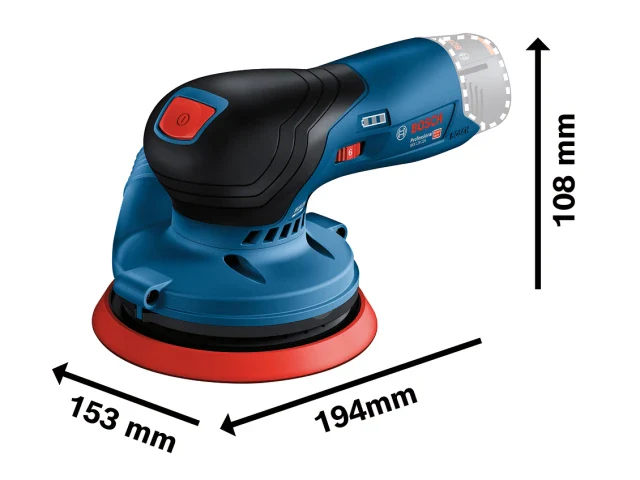 Bosch GEX 12V-125 Professional Random Orbital Sander 12V Bare Unit - Image 3