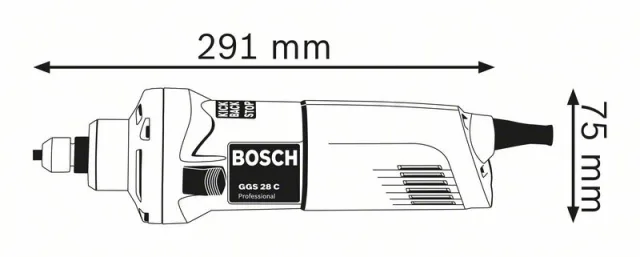 Bosch GGS 28 C Professional Straight Grinder 650W 240V - Image 3