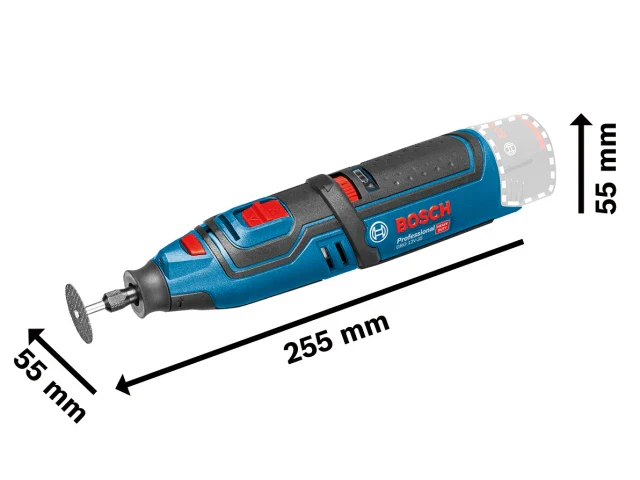 Bosch GRO 12V-35 Rotary Tool 12V Bare Unit - Image 2