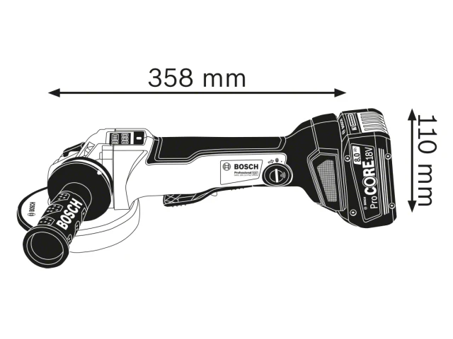 Bosch GWS 18V-10 PSC Professional Angle Grinder 125mm 18V Bare Unit - Image 3