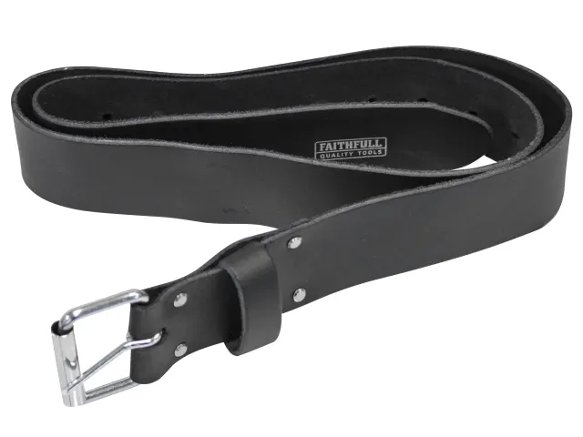 Faithfull Heavy-Duty Leather Belt - Image 4