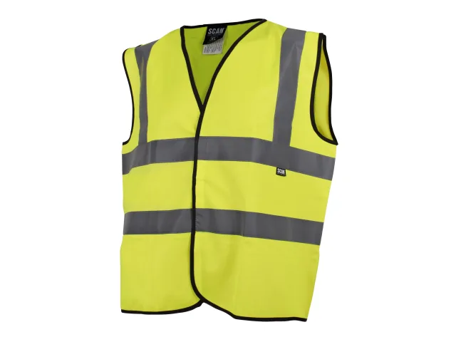 Scan Hi-Vis Waistcoat Yellow - M (41in)