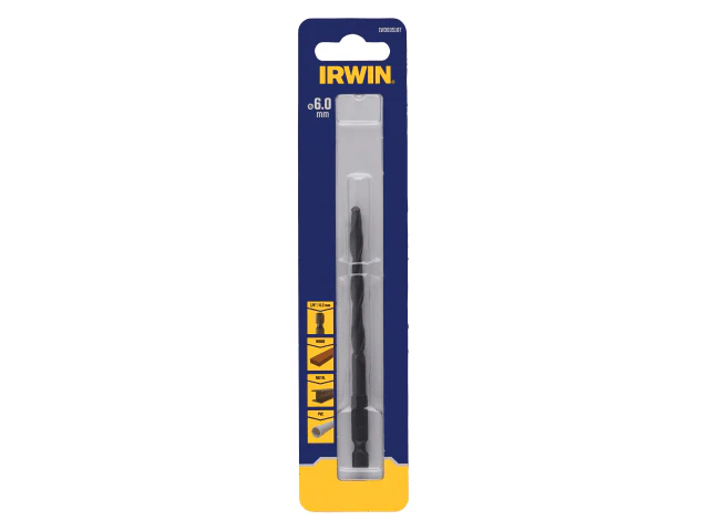 IRWIN® HSS Drill Bit Hex Shank Bit 6.0mm - Image 2