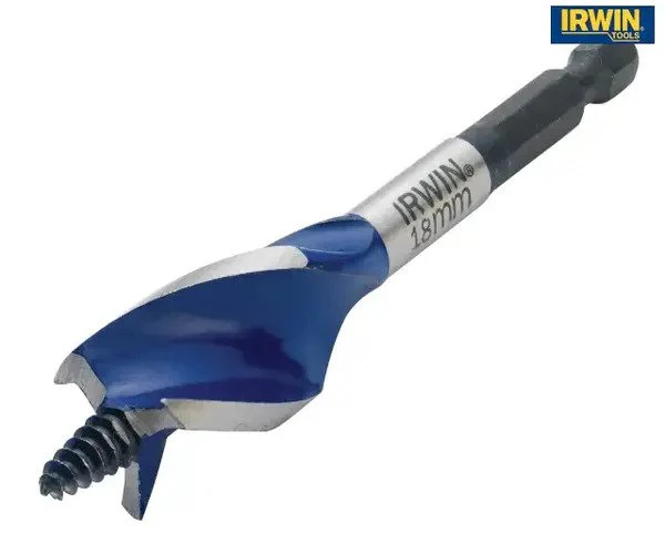 Irwin Blue Groove 6X Stubby Wood Bit 18 x 100mm