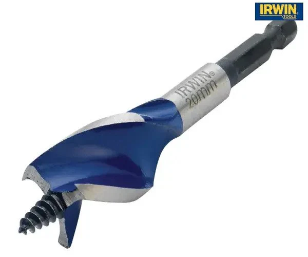 Irwin Blue Groove 6X Stubby Wood Bit 20 x 100mm