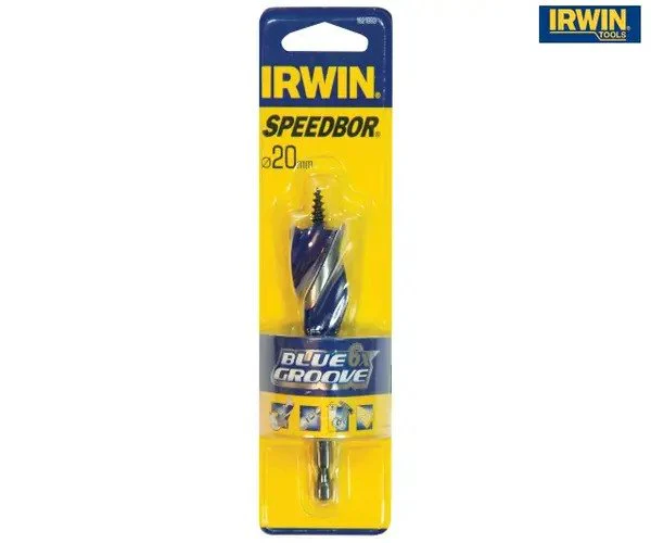 Irwin Blue Groove 6X Stubby Wood Bit 20 x 100mm - Image 2