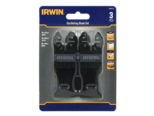 IRWIN® IW1017110 Oscillating Blade Set, 3 Piece - Image 3