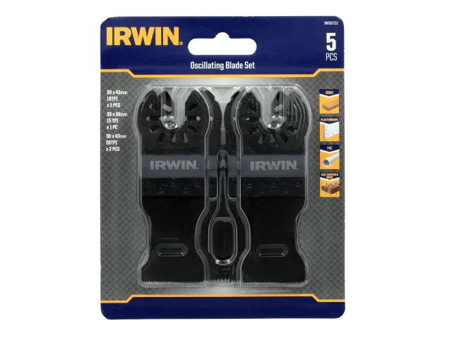 IRWIN® IW1017111 Oscillating Blade Set, 5 Piece - Image 3