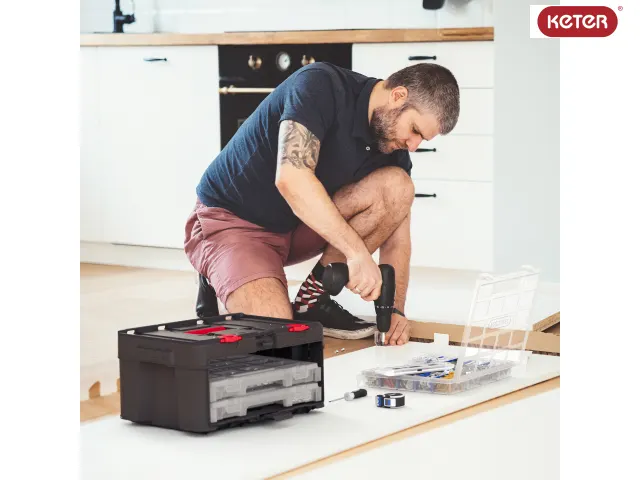 Keter Stack N Roll 3-Set Organiser - Image 9