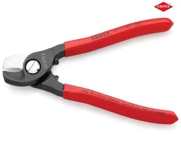Knipex Cable Shears PVC Grip 165mm - Image 2