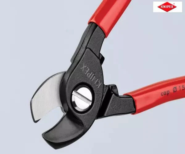 Knipex Cable Shears PVC Grip 165mm - Image 5