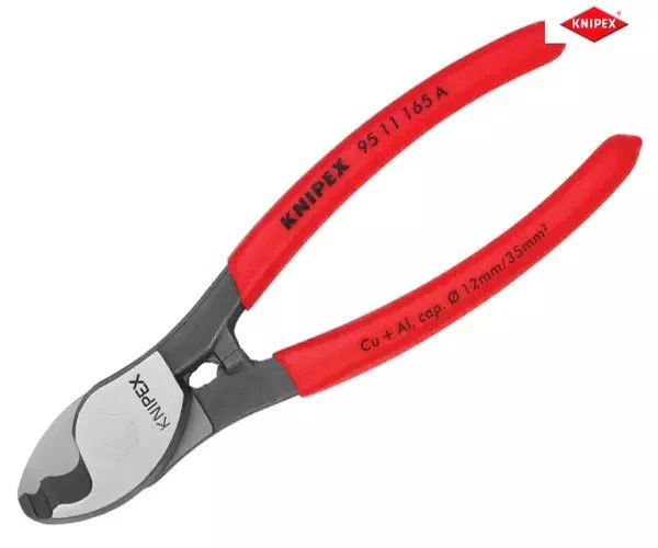 Knipex Cable Shears PVC Grip 165mm - Image 8