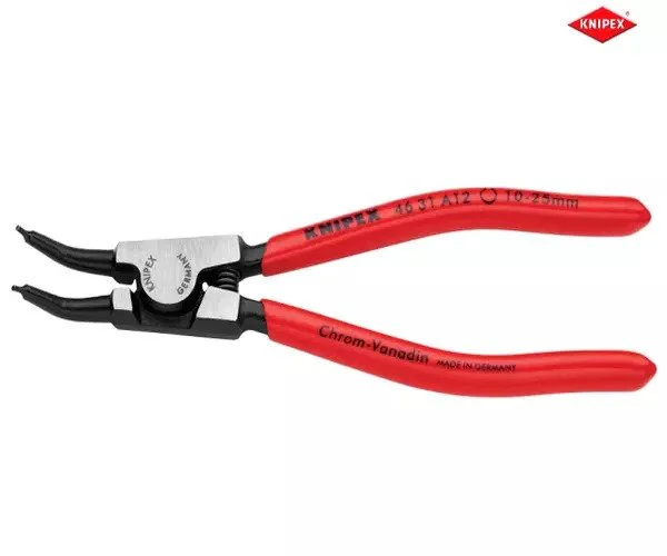 Knipex Circlip Pliers External 45° Bent Tip 10-25mm A12 - Image 2