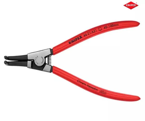 Knipex Circlip Pliers External 90° Bent Tip 40 - 100mm A31 - Image 4