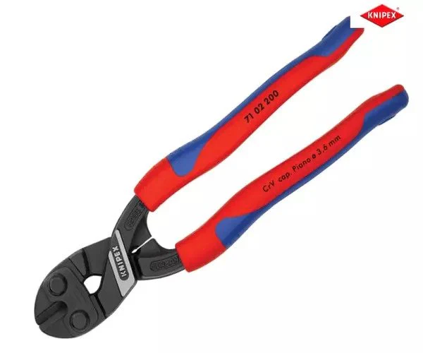 Knipex CoBolt ® Compact Bolt Cutters Multi-Component Grip 200mm - Image 3