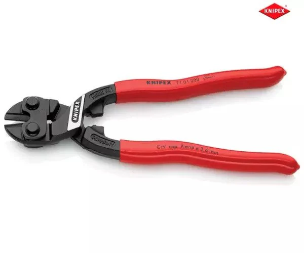Knipex CoBolt® Compact Bolt Cutters PVC Grip 200mm - Image 2