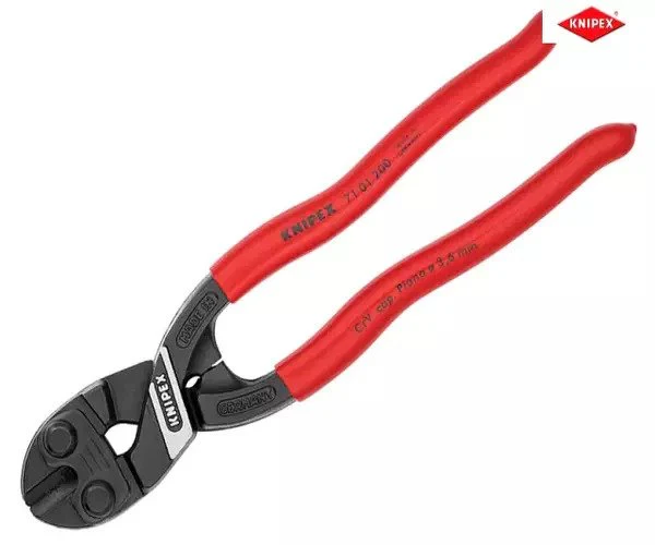 Knipex CoBolt® Compact Bolt Cutters PVC Grip 200mm - Image 3