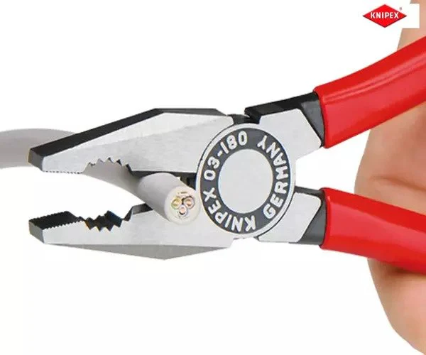 Knipex Combination Pliers PVC Grip 180mm - Image 6