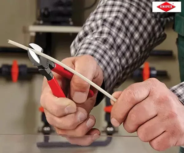 Knipex Diagonal Cutters for Plastics PVC Grip 160mm - Image 6